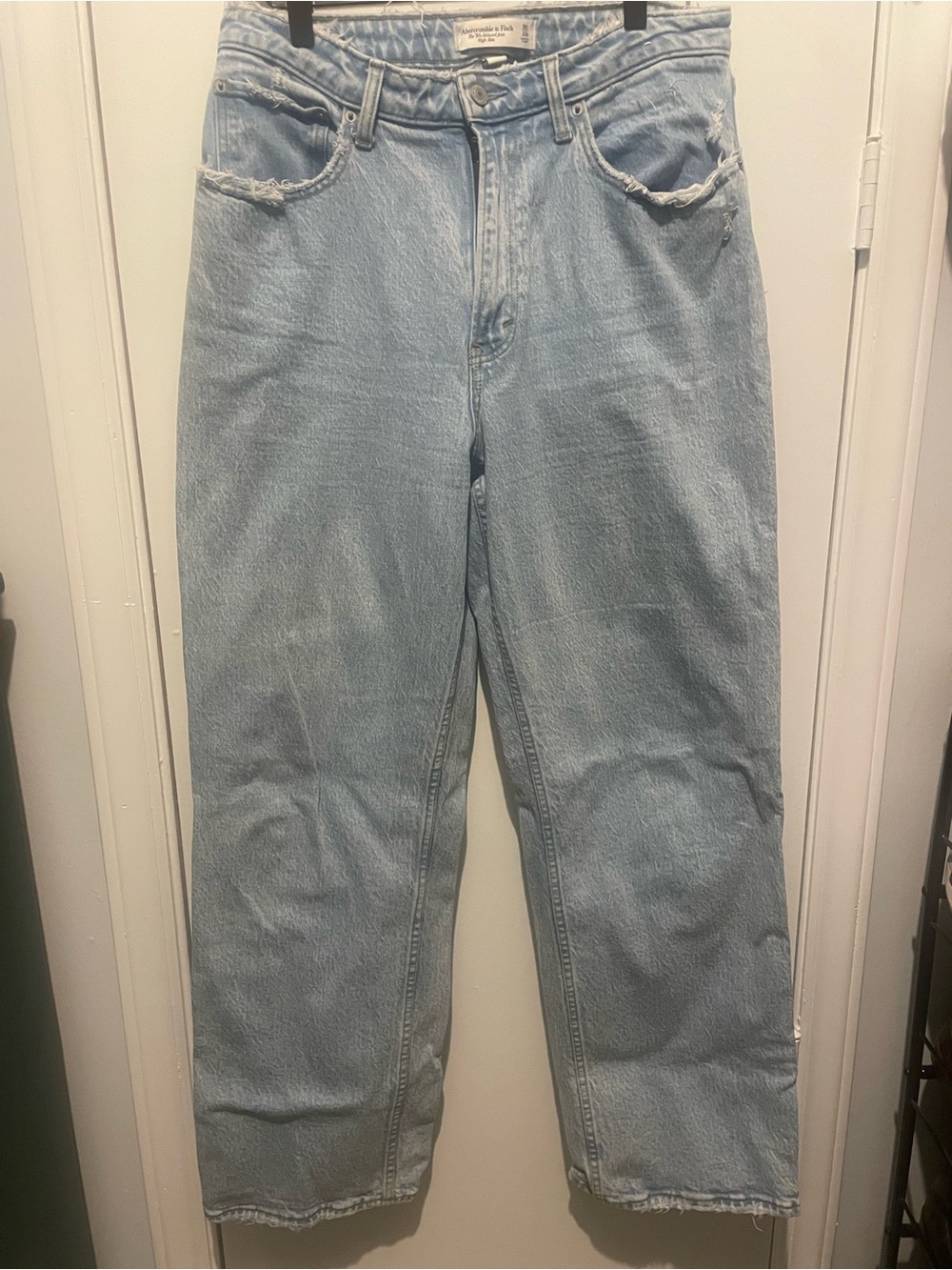 Abercrombie & Fitch Light Blue Boyfriend Jeans